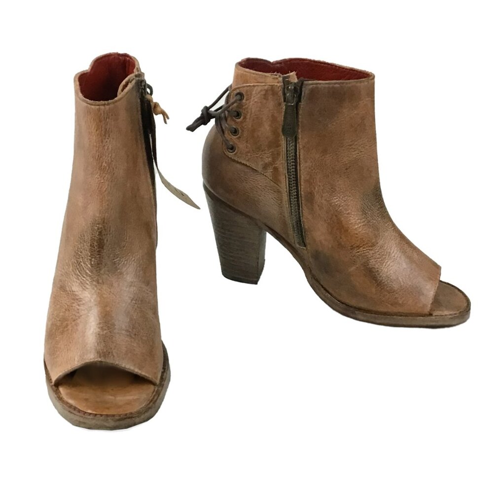 BED STU Tan Rustic Angelique Distressed Boots - Picture 3 of 13
